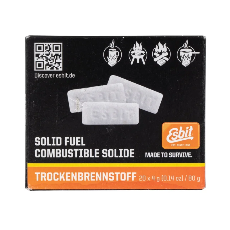 Esbit - Paliwo w kostkach Solid Fuel Tablets 20 x 4g Zniżka
