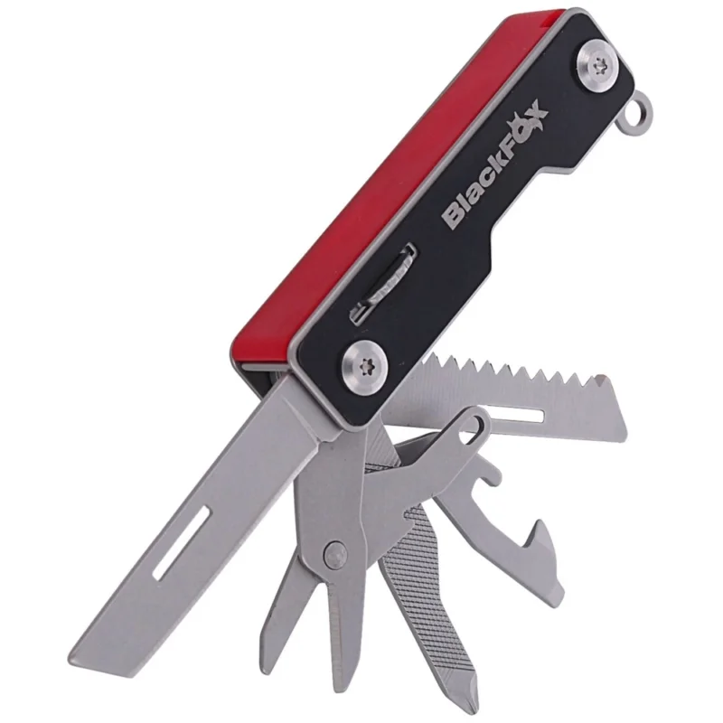 MultiTool BlackFox Pocket Boss Red 9 funkcji (BF-205 R) Rabat