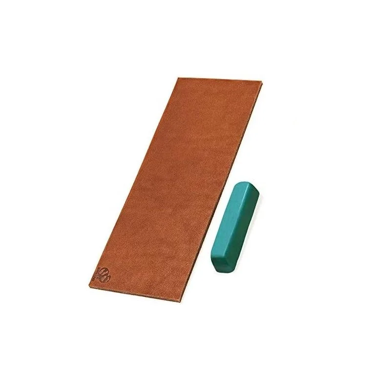 Pas skórzany do polerowania - Strop z pastą polerską zieloną (25g) LS2P1 Nowy