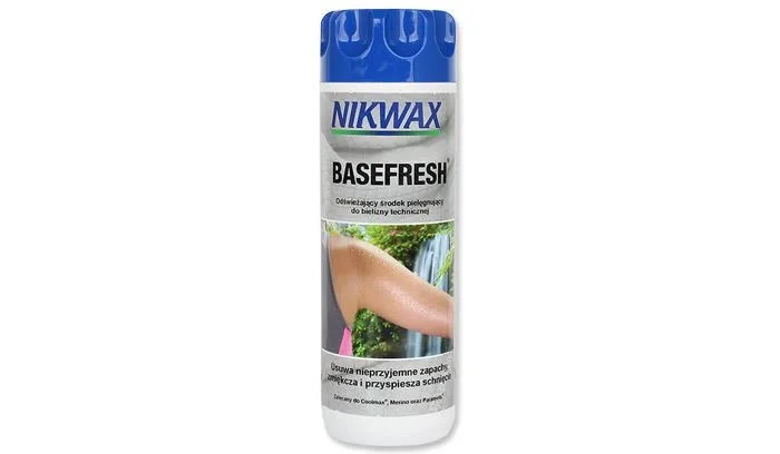 Nikwax - Środek pielęgnacyjny do tkanin sportowych - bielizny - BaseFresh - 300 ml Super okazja