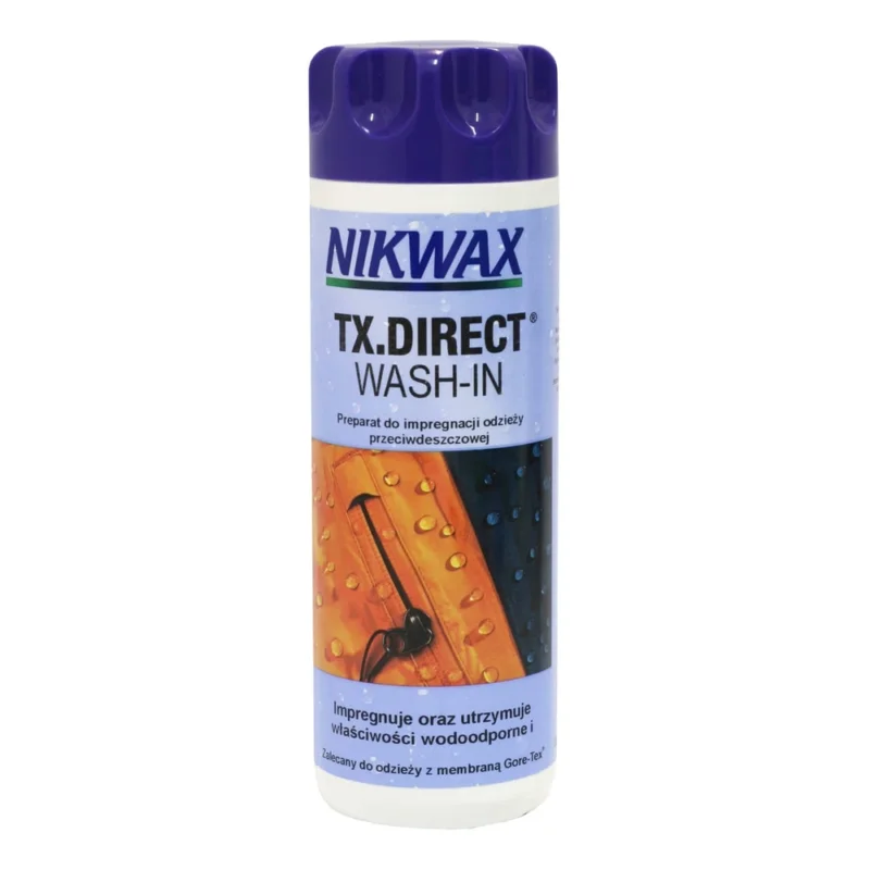 Do wyczerpania zapasów Nikwax - Impregnat do odzieży przeciwdeszczowej - TX.Direct - Wash-In - 300 ml