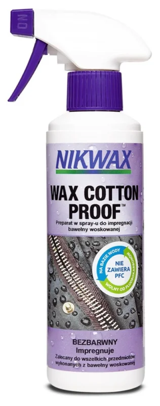 Popularny Nikwax - Impregnat do bawełny woskowanej - Wax Cotton Proof 300ml