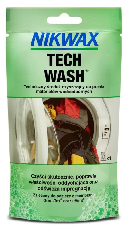 Nikwax - Środek piorący Tech Wash - 100 ml - saszetka Hit sprzedaży