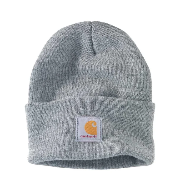 Carhartt - Czapka Acrylic Watch Hat Beanie - Heather Grey Zniżka