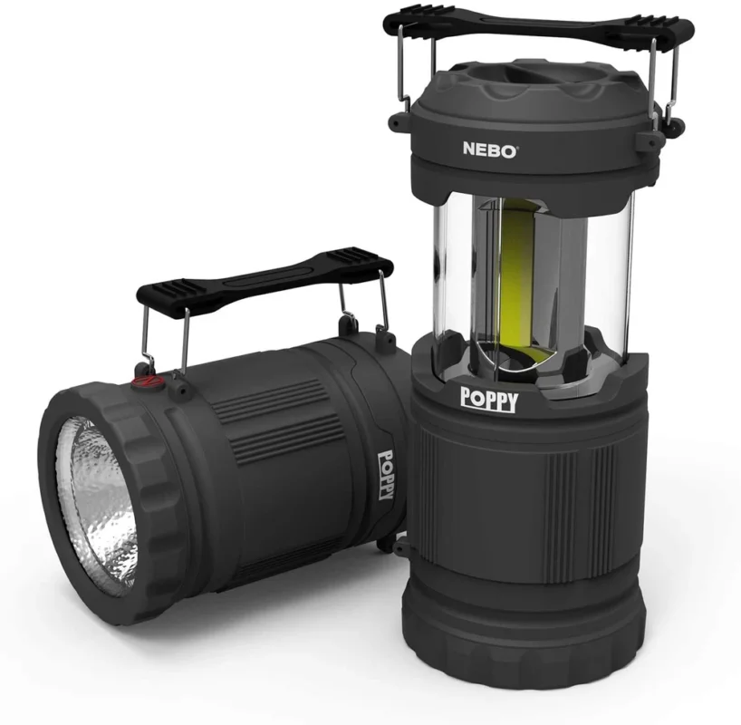 NEBO - Latarka i lampa kempingowa LED - Poppy - 300 lumenów - Czarna Oferta czasowa