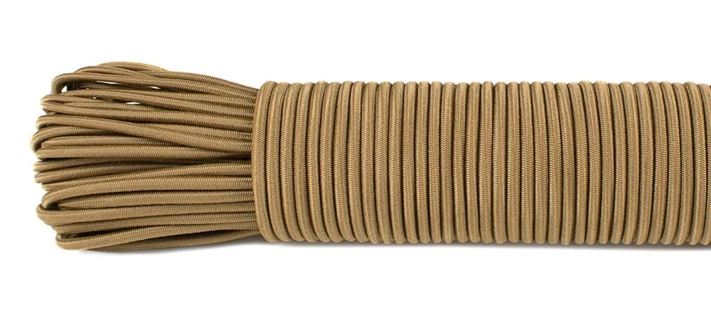 EDCX - Shock Cord 3.6 mm - 10m - Coyote Brown Łatwy zwrot