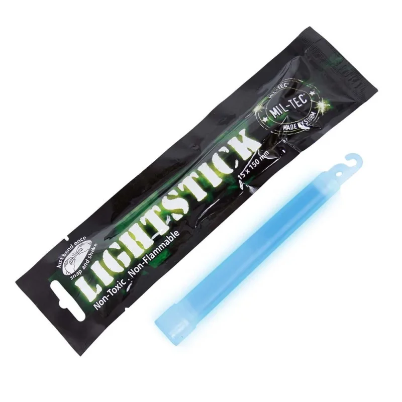 Rabat Światło chemiczne Lightstick Mil-Tec - 1,5 x 15 cm - Niebieskie