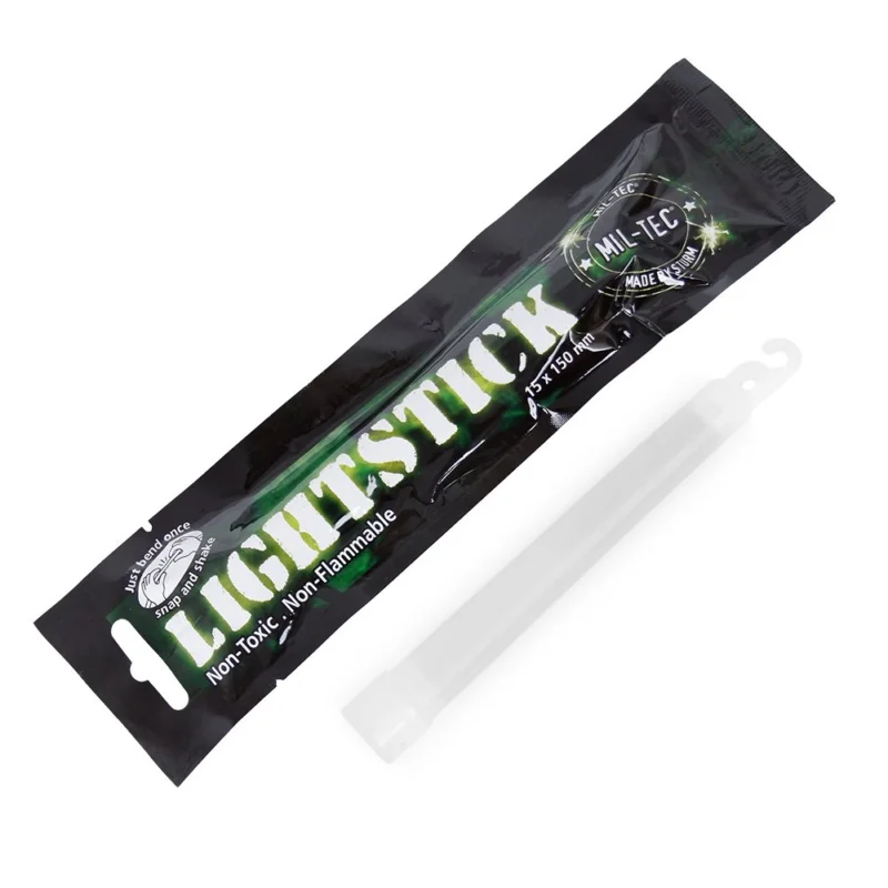 Światło chemiczne Lightstick Mil-Tec - 1,5 x 15 cm - Białe Ostatnie sztuki