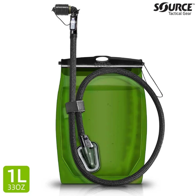 Source - Bukłak na wodę Kangaroo Canteen 1L - Black Premium