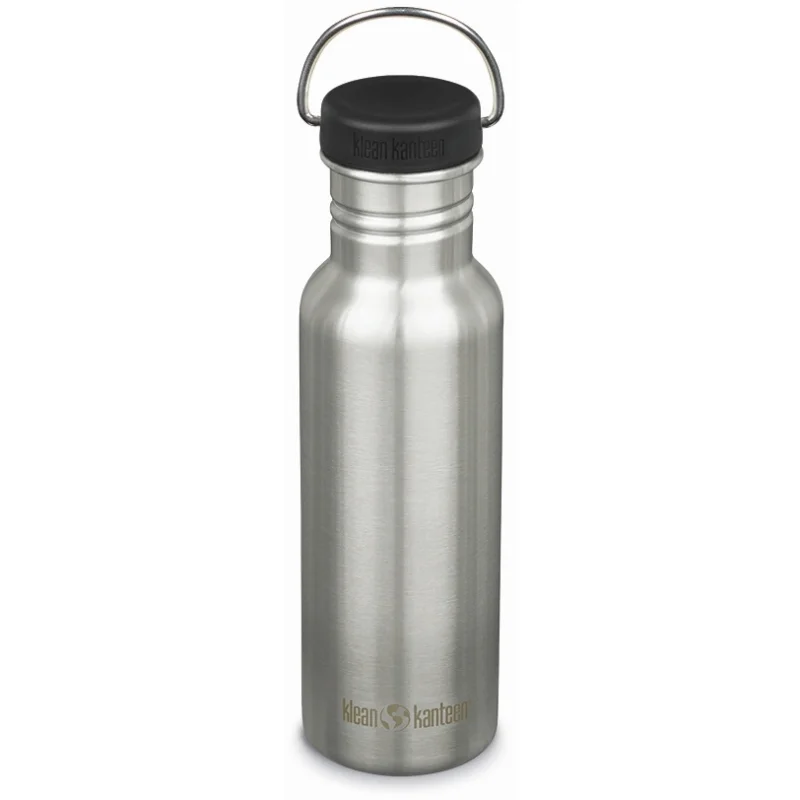 Butelka Klean Kanteen Classic (mit Loop Cap) 800 ml Brushed Stainless Nowy