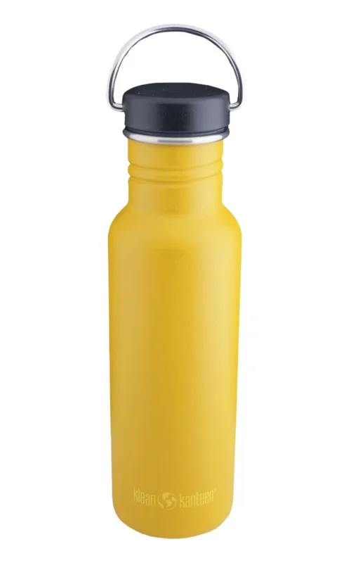 Nie przegap Butelka Klean Kanteen Classic (mit Loop Cap) 800 ml Marigold