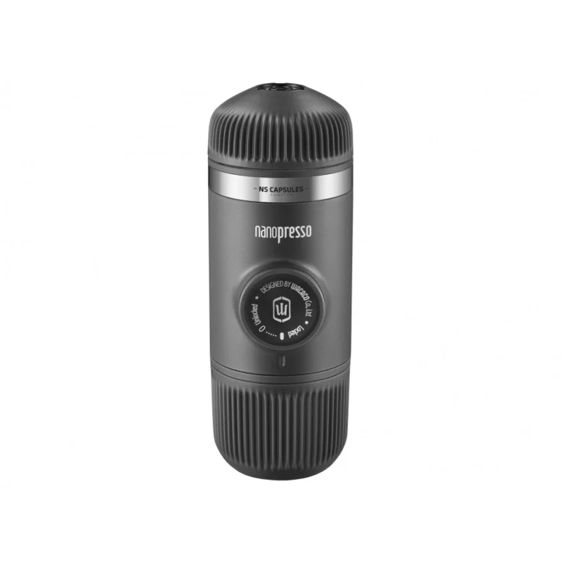 Wacaco Nanopresso - Przenośny podróżny ekspres do kawy - czarny z adapterem Super okazja