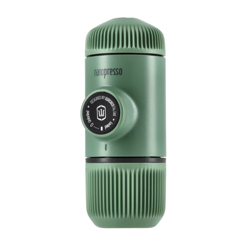 Wacaco Nanopresso - Przenośny podróżny ekspres do kawy -Moss Green z etui Nowy