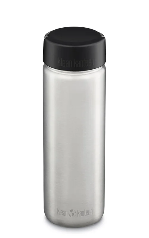 Wysoka jakość Butelka Klean Kanteen Wide (mit Wide Loop Cap) 800 ml Brushed Stainless