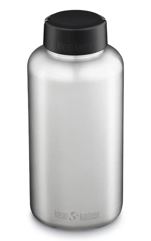 Butelka Klean Kanteen Wide (mit Wide Loop Cap) 1900 ml Brushed Stainless Sprawdź teraz