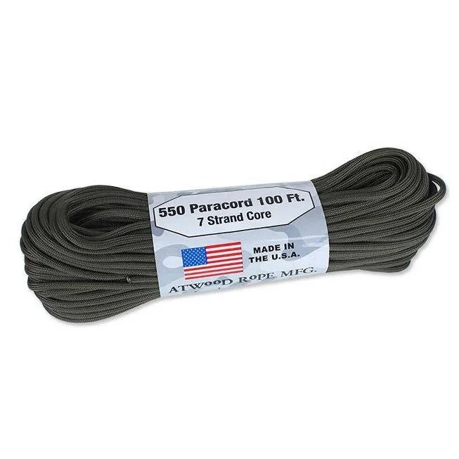 Atwood Rope - Paracord - MIL-SPEC 550-7 - 4 mm - Olive Drab - 30,48m Kup teraz
