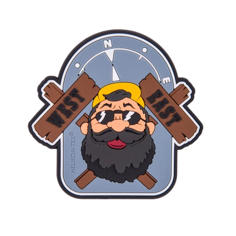 Wyjątkowa oferta Helikon - Naszywka PVC - Beardman OUTBACK