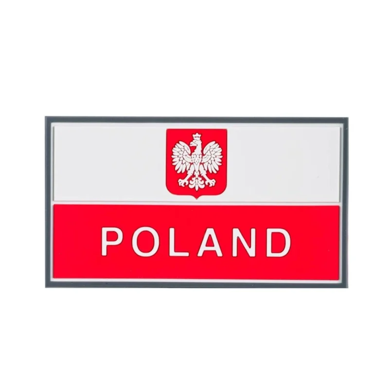 Bestseller Helikon - Naszywka PVC - Flaga Polska z godłem - Kolor