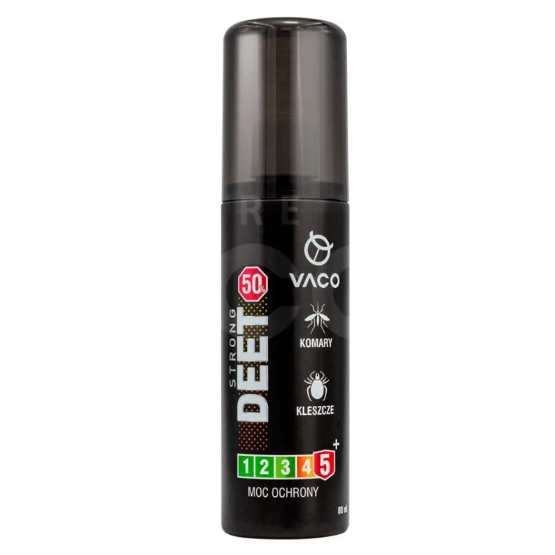 Nowy Vaco - Repelent na komary i kleszcze Deet 50% z Geraniolem 80 ml
