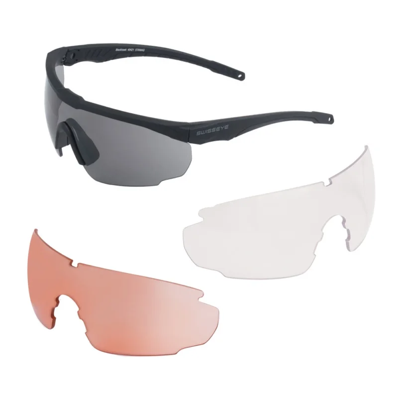 Okazja SwissEye - Okulary taktyczne Blackhawk - Czarne oprawki