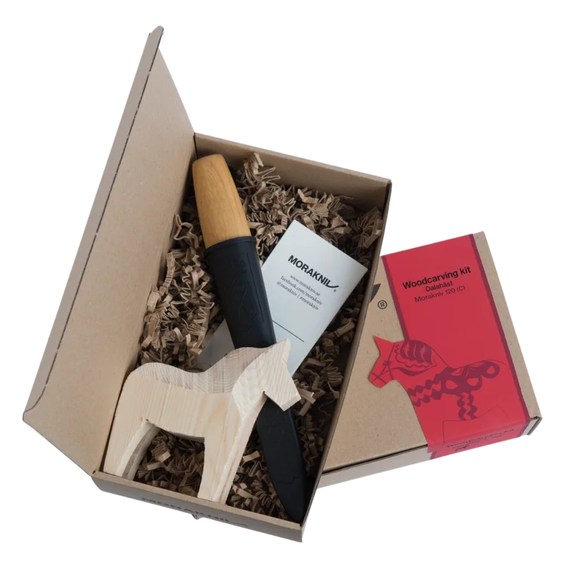 Kup online MORAKNIV - Zestaw do rzeźbienia Dalahorse Woodcarving Kit 120 (C) – Natural