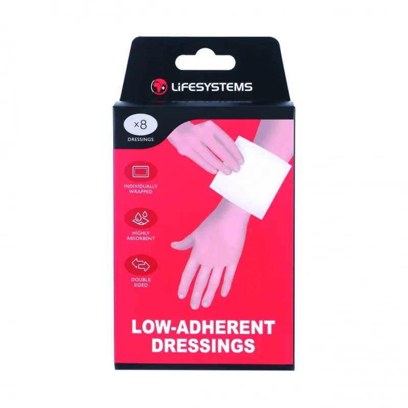 Hit sprzedaży Opatrunki nieprzywierające Lifesystems Low Adherent Dressings - 8 sztuk