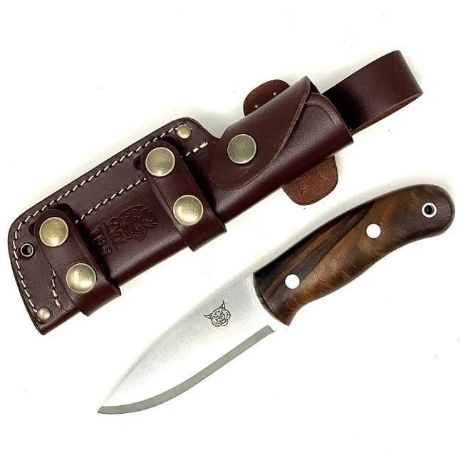 Nóż Bushcraft Lynx MK II - TBS - Walnut - Ręcznie robiony Wyjątkowa oferta