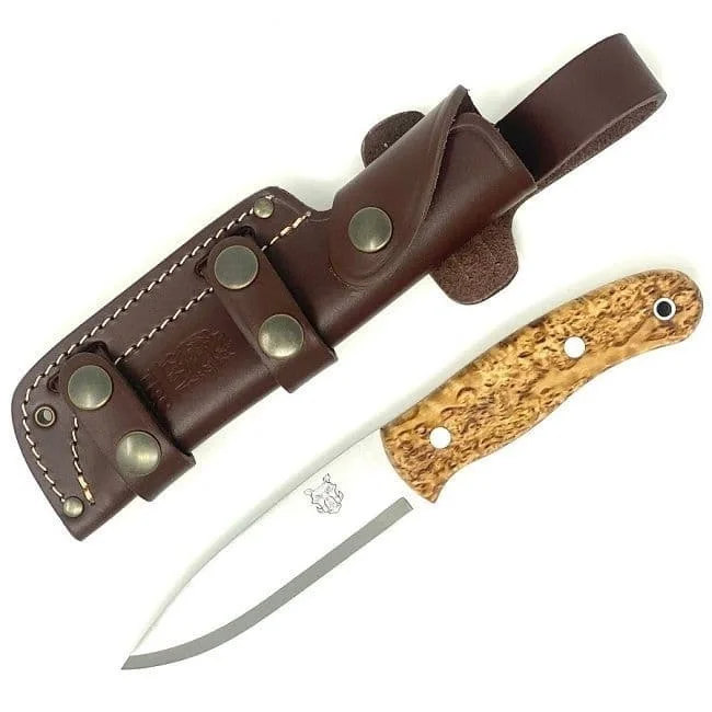 Wyprzedaż Nóż Bushcraft Boar Mk II - TBS - Brzoza Karelska - Ręcznie robiony