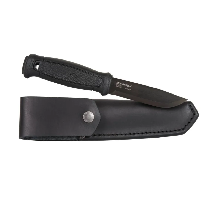 Hit sprzedaży MORAKNIV - Nóż Mora Garberg BlackBlade (C) ze pochwą skórzaną