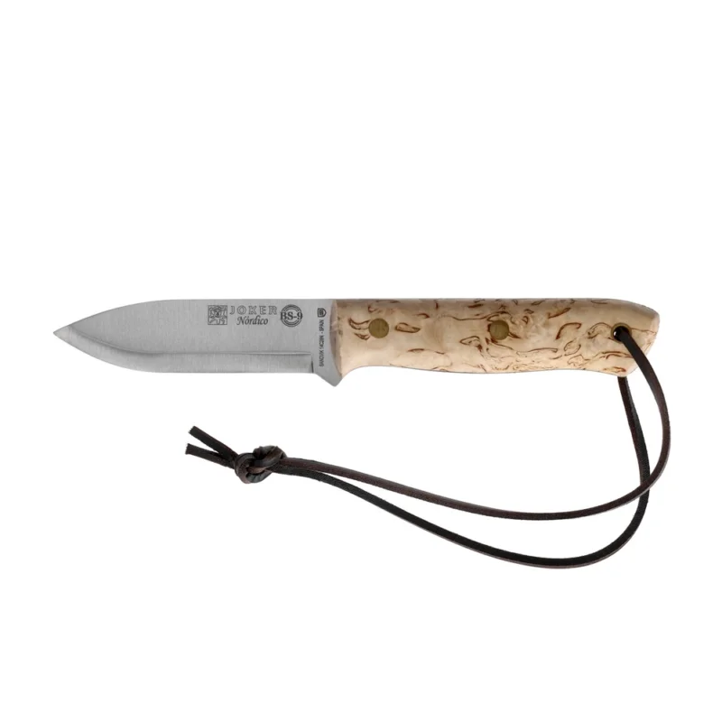 Wyprzedaż Nóż bushcraft Nordico CL115-P - Joker - Brzoza Karelska - Krzesiwo