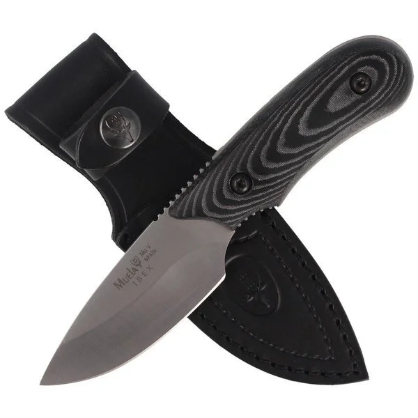 Zamów dziś Nóż Muela Skinner Full Tang Black Micarta 75mm (IBEX-8M)
