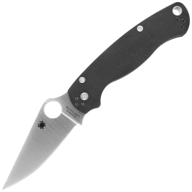 Nóż składany Spyderco Para Military 2 G-10 Black Plain - C81GP2 Cena promocyjna