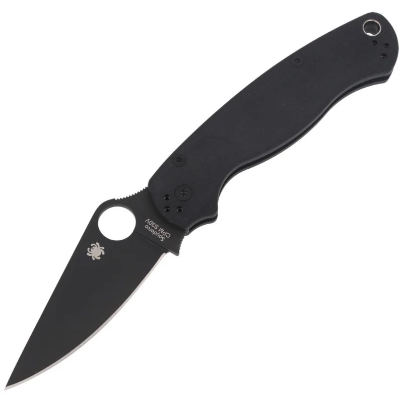 Nóż składany Spyderco Para Military 2 G-10 Black / Black Blade - C81GPBK2 Najlepsza cena