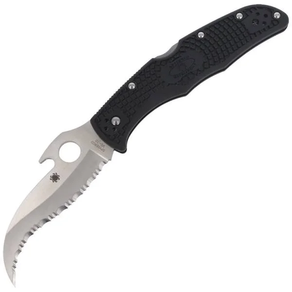 Ostatnia szansa Nóż składany Spyderco Matriarch 2 FRN Black Emerson Opener Spyder (C12SBK2W)