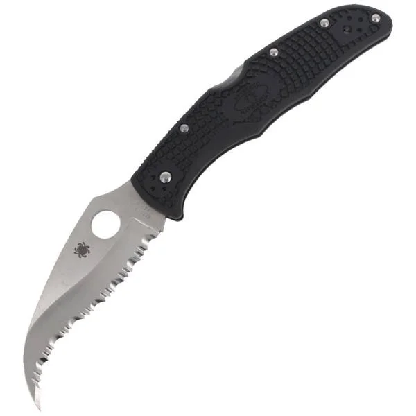 Nóż składany Spyderco Matriarch 2 FRN Black Spyder (C12SBK2) Ostatnie sztuki