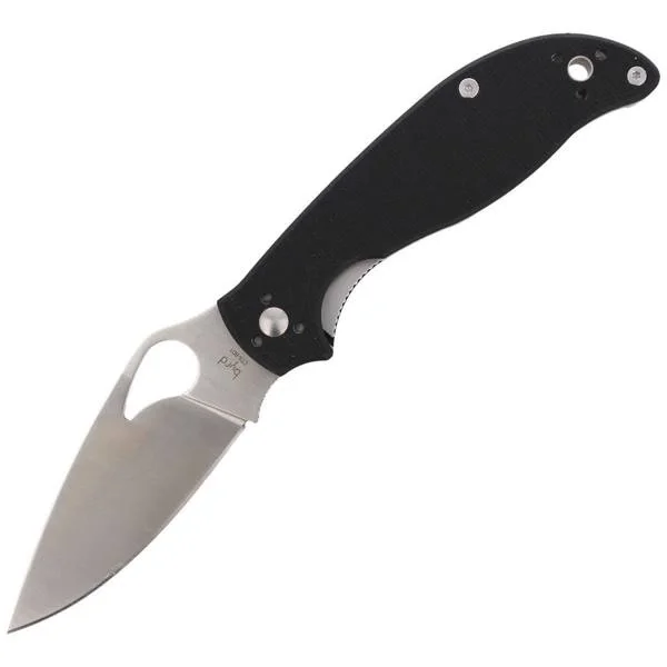 Nóż składany Spyderco Byrd Raven 2 G-10 Black Plain (BY08GP2) Okazja