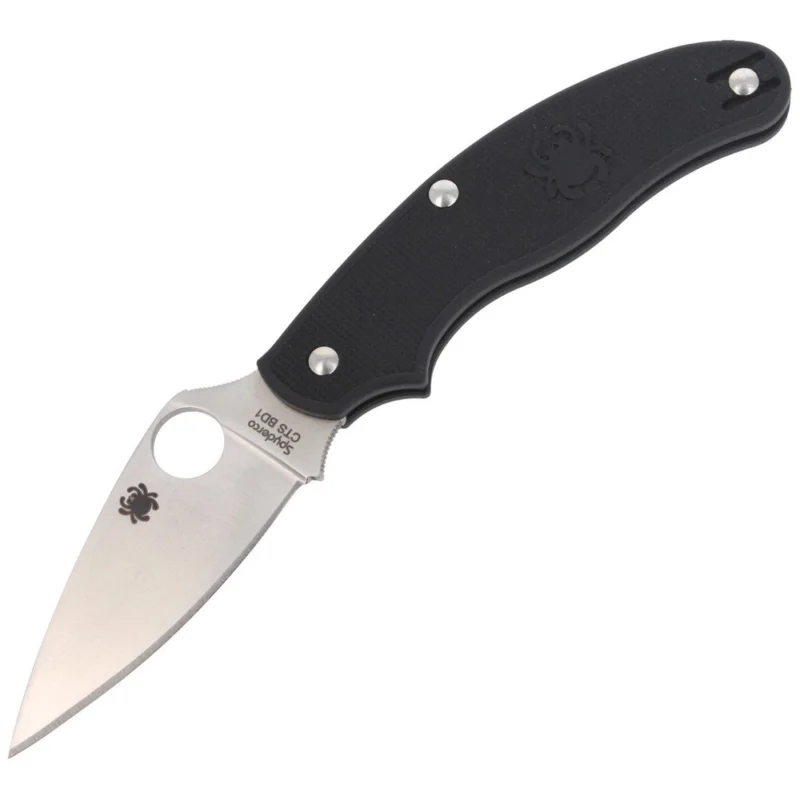 Nóż składany Spyderco UK Penknife FRN Black Leaf Shape Plain - C94PBK Ostatnie sztuki