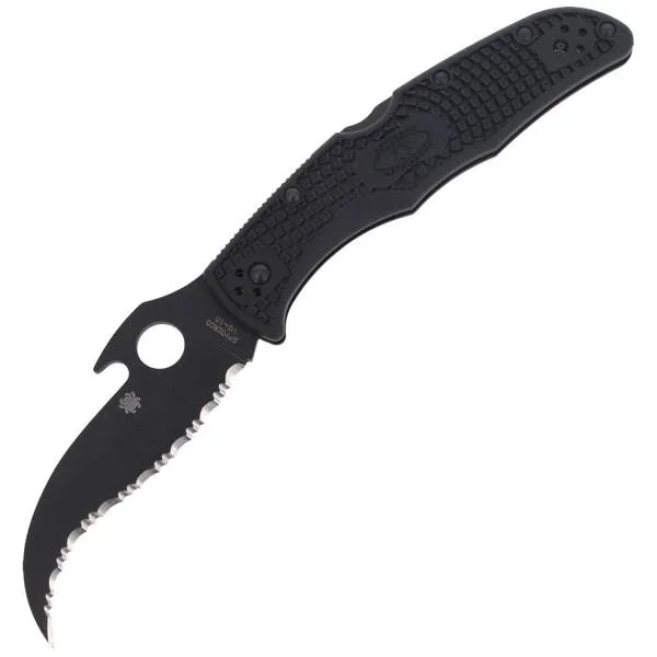 Niska cena Nóż składany Spyderco Matriarch 2 FRN Emerson Opener Black Blade (C12SBBK2W)