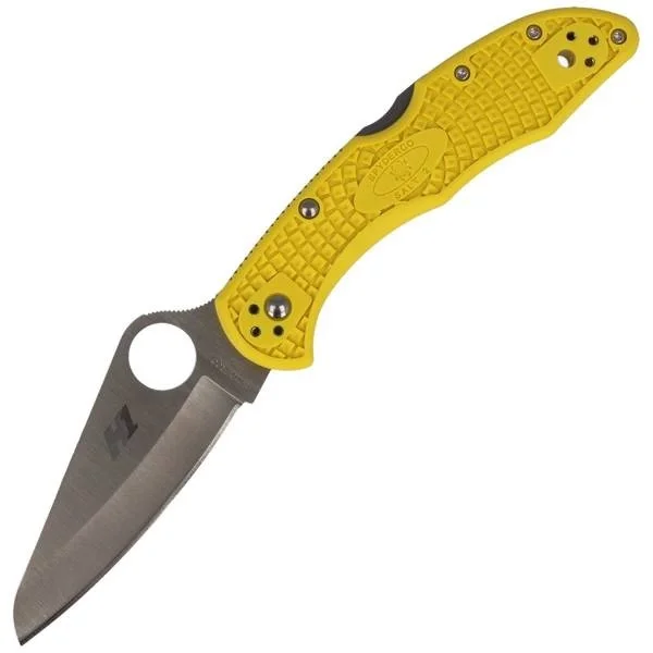 Ograniczona ilość Nóż składany Spyderco Salt 2 FRN Yellow Plain - C88PYL2