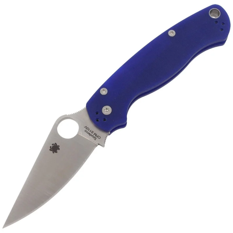 Super okazja Nóż składany Spyderco Para Military 2 G-10 Midnight Blue CPM S110V - C81GPDBL2