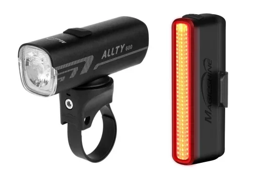Bezpieczne zakupy Zestaw MAGICSHINE Lampka przednia ALLTY 600 + Lampka tylna SEEMEE 30 (NEW)