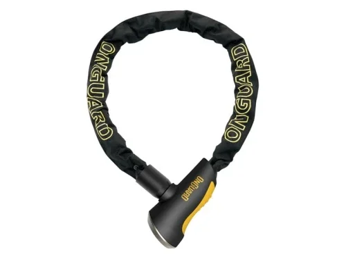 Okazja Zapięcie rowerowe ONGUARD MASTIFF 8021 ŁA艃CUCH 180cm*10mm - 5 x Klucze z kodem