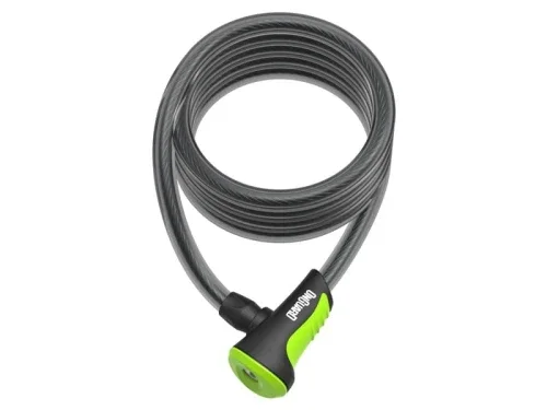 Darmowy zwrot Zapięcie rowerowe ONGUARD NEON 8163GR Linka - 12mm 120cm - 2 x Klucze zielone