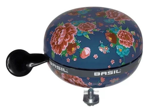 Dzwonek rowerowy BASIL BIG BELL BLOOM 80mm, indigo blue (NEW) Zniżka
