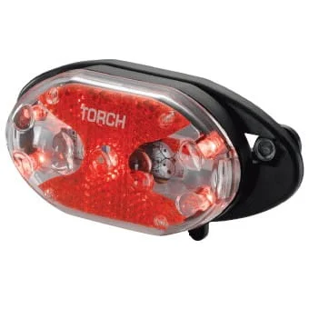 Hit sprzedaży Lampka tylna TORCH TAIL BRIGHT 5X CARRIER FIT czarna (NEW)