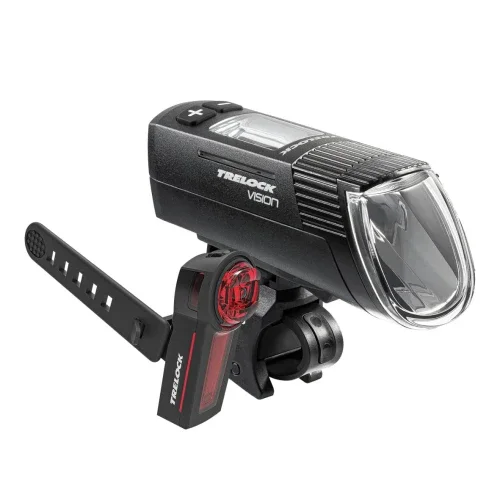 Zestaw lamp LS 760 I-GO VISION 100 lux / LS 740 VECTOR REAR SIGNAL 1 dioda USB on/off czarna Oferta limitowana