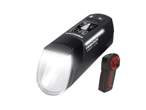 Zniżka Zestaw lamp LS 660 I-GO VISION LITE 80 lux / LS 740 VECTOR REAR SIGNAL 1 dioda USB on/off czarna