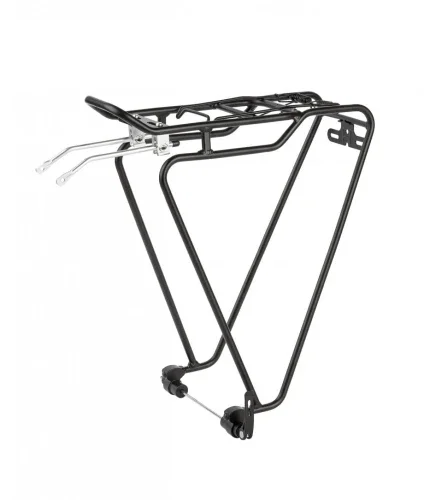 Wyprzedaż Bagażnik rowerowy RC-23 26"-28", montowany na zacisku piasty, czarny