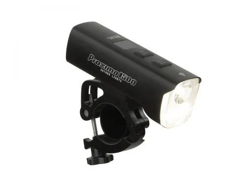 Tani Lampa przednia AUTHOR PROXIMA 1500lm USB czarna