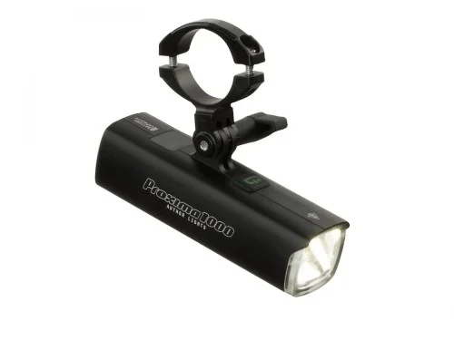 Bezpieczna płatność Lampa przednia AUTHOR PROXIMA 1000lm (uchwyt GoPro) USB czarna
